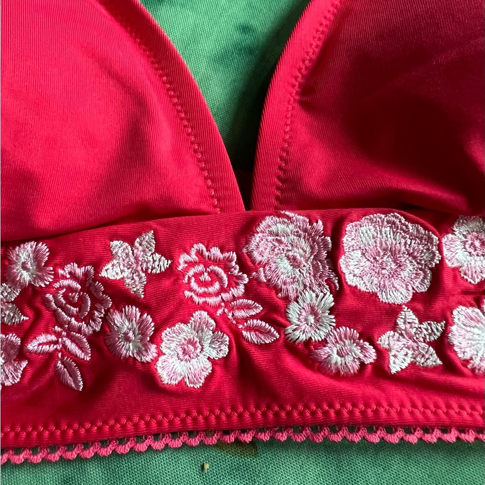 Johnny Was Villanelle Women's Swimsuit  top Embroidered - Picture 2 of 5